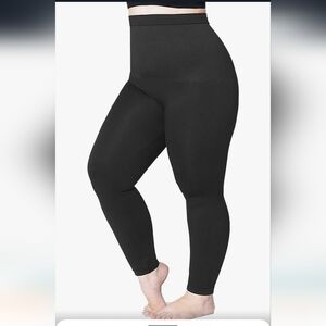 SHAPERMINT Leggings for Women - High Waisted Tummy Control Shapewear Sz 2xl gray